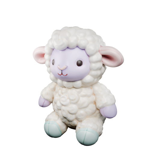 Prism the Rainbow Lamb